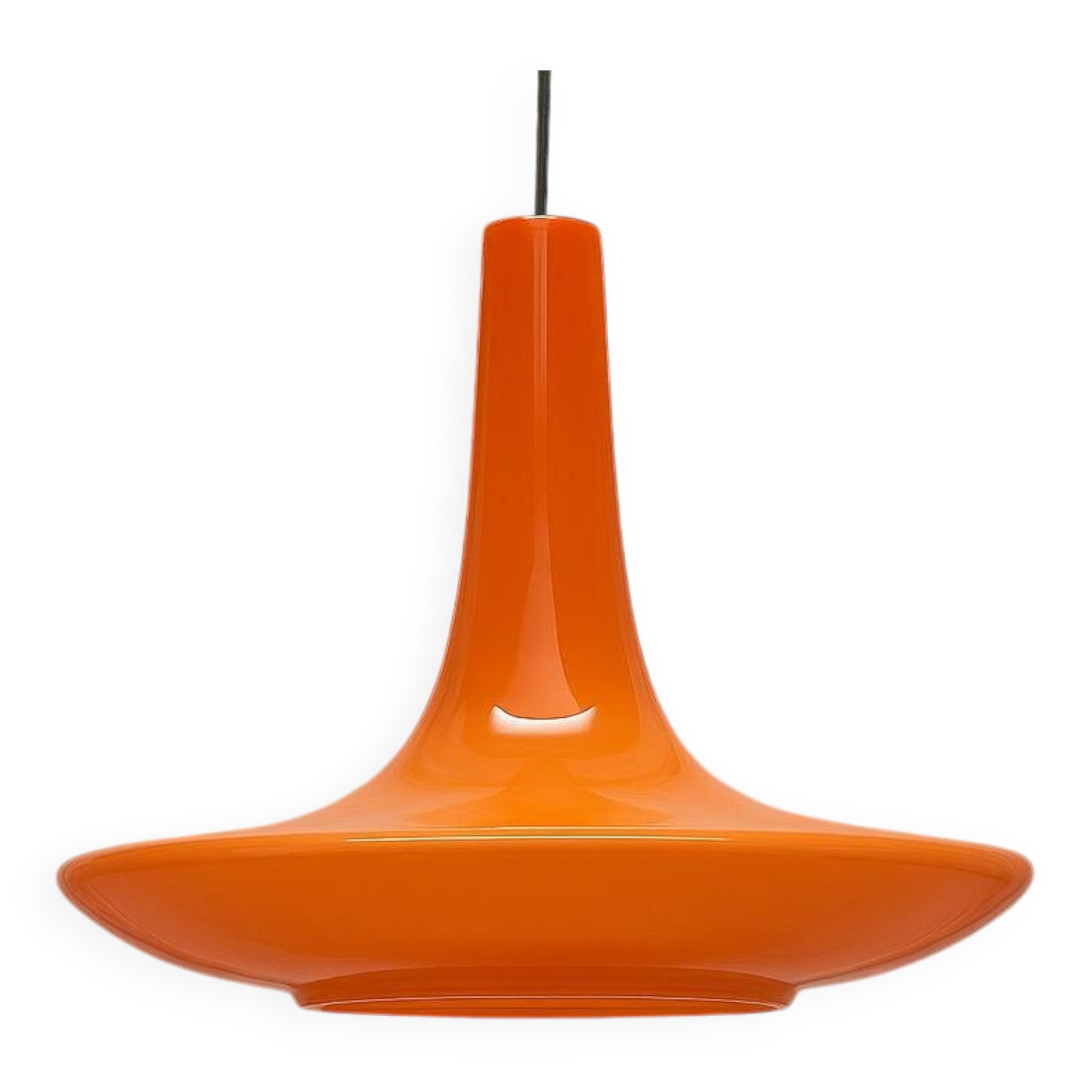 Suspension "Tulip" orange Peill & Putzler, Germany 1960-70