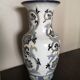 Glazed ceramic baluster vase - Late 19th century