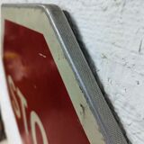 Old stop sign