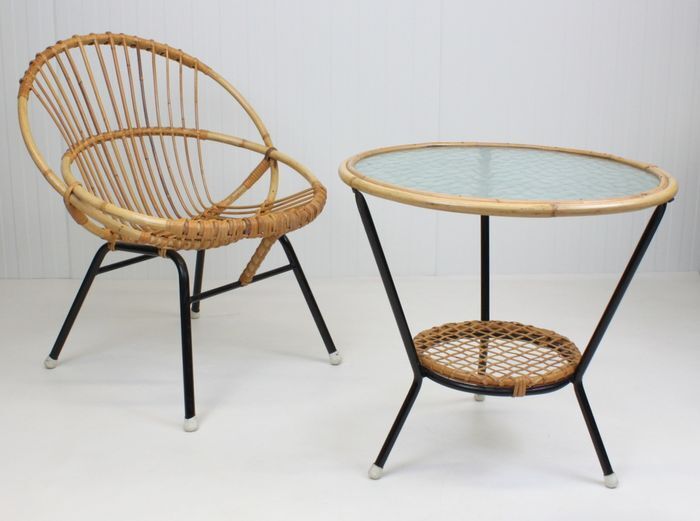 Rohé Noordwolde's 1950s rattan chair