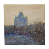 Peinture de Nagao Usui : "Le grand mausolée"