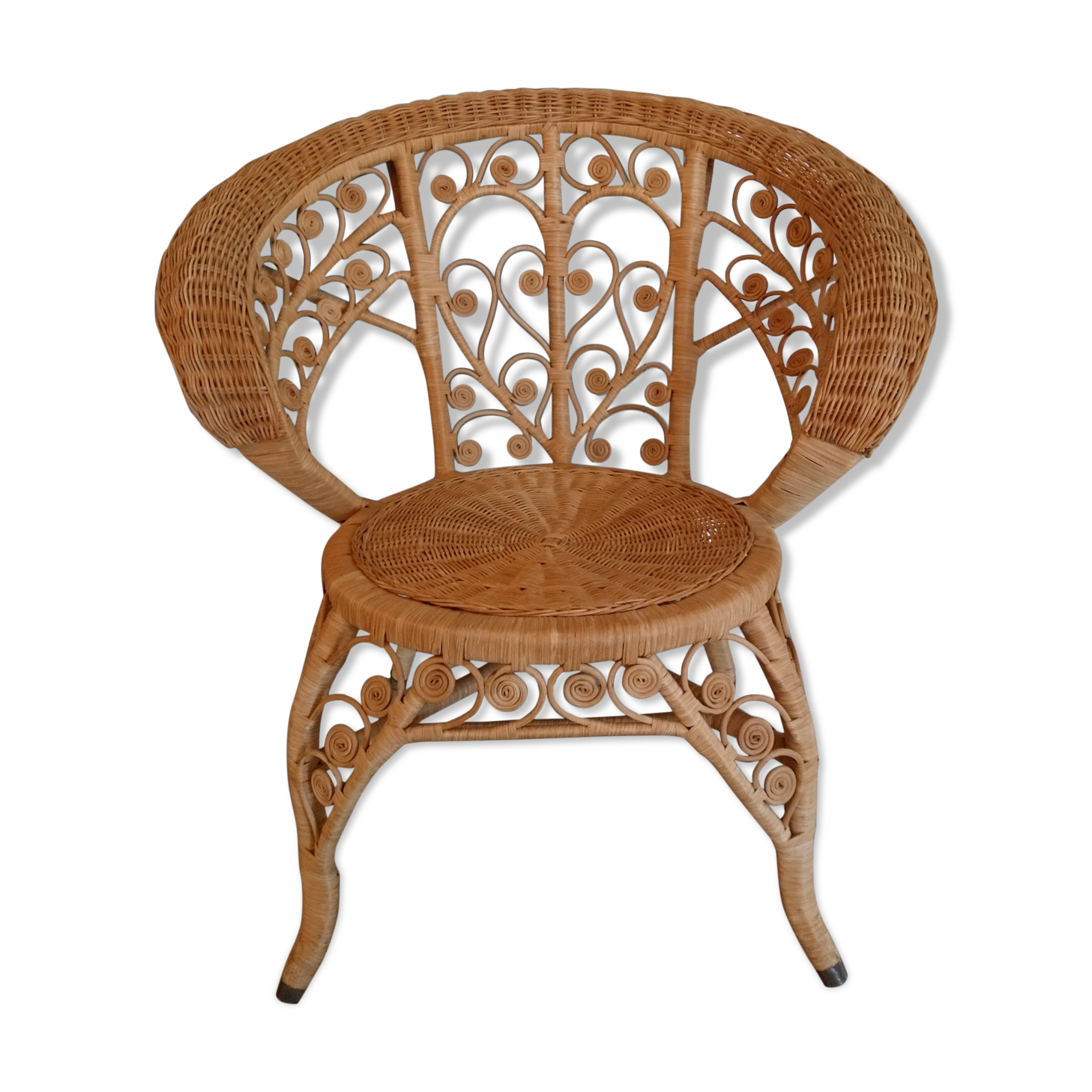 Armchair 60s Peacock