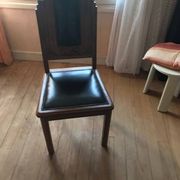 Lot de 5 chaises Art deco + une avec pied cassé