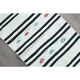1970s Turkish Oushak Handmade Wool Cotton White Runner Rug 59x183
