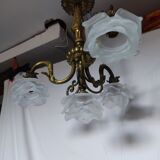 Chandelier bronze 4 lights