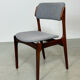 4 chaises de salle à manger danoise du milieu du siècle modèle 49 par Erik Buch pour O.D. Mobler, années 1960
