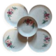 Service/ Vallauris / Anemones / 5 pieces