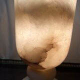 Art deco lamp shape alabaster vase 1930