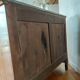 Louis-Philippe Commode (19th century) Walnut Burl Saint Anne Marble