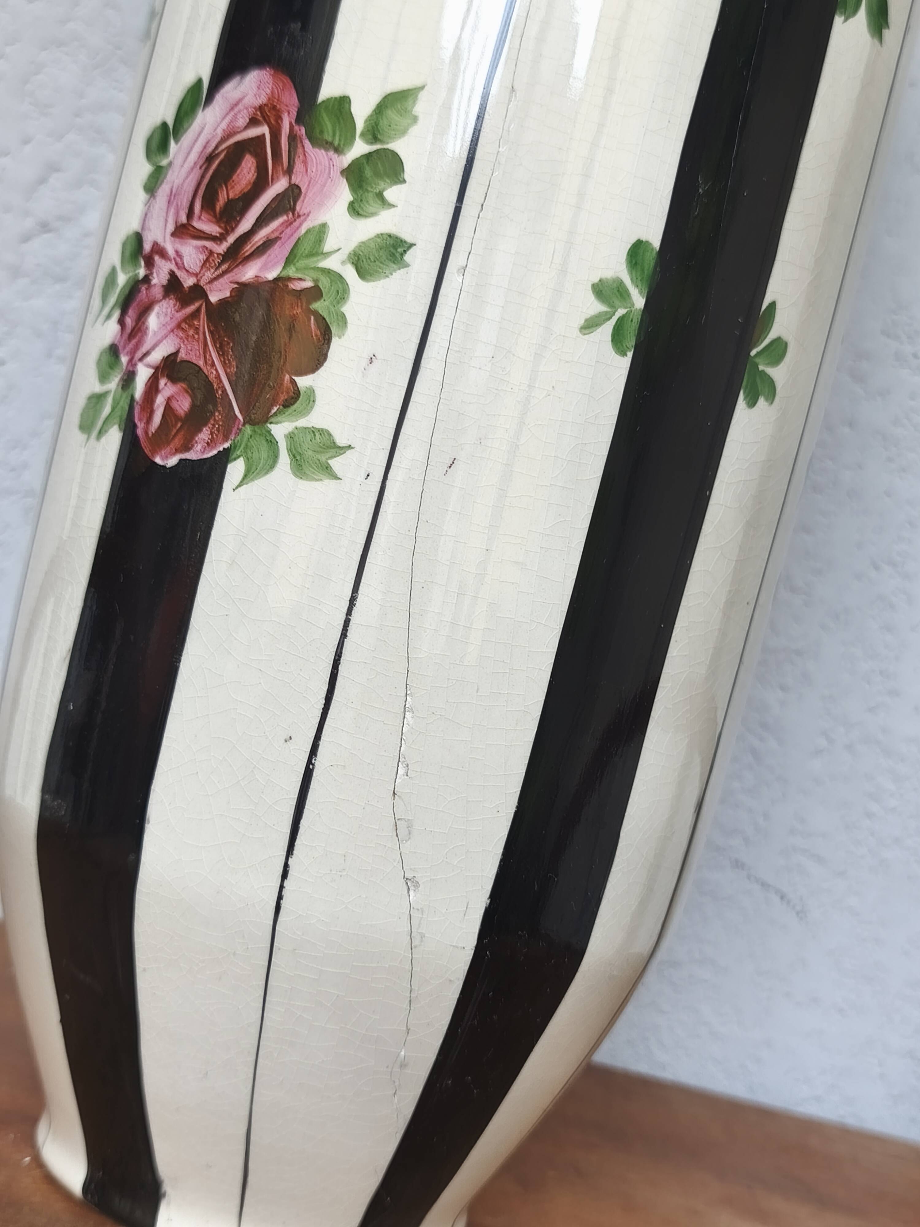 Pair of Large Art Deco Vases