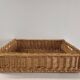 Vintage wicker serving tray
