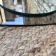 Smoked mirror 60s/70s 69x49cm