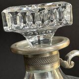 Decanter with handle frame Crystal factory A H (Western Germany)