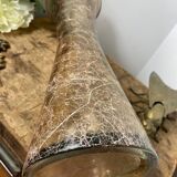 Grand vase en verre craquelé
