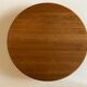 Mid-century modern turntable in solid teak