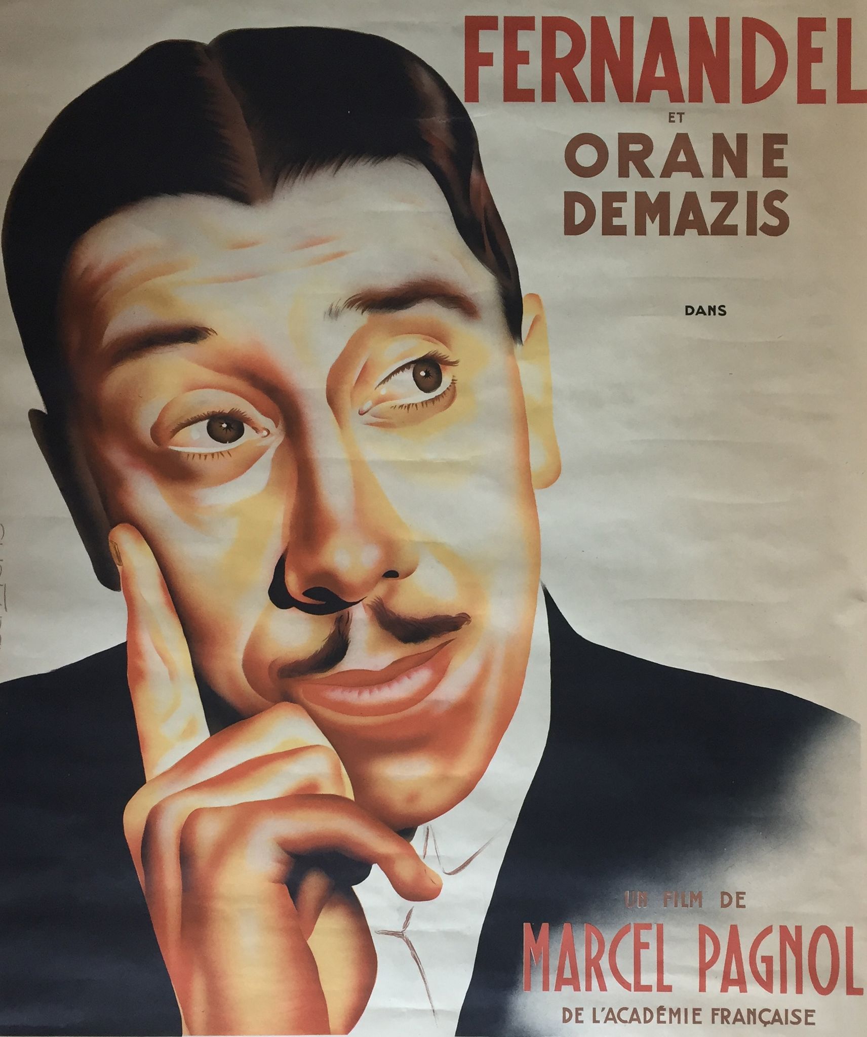 Cinema poster "The Schpountz" Fernandel, 50s