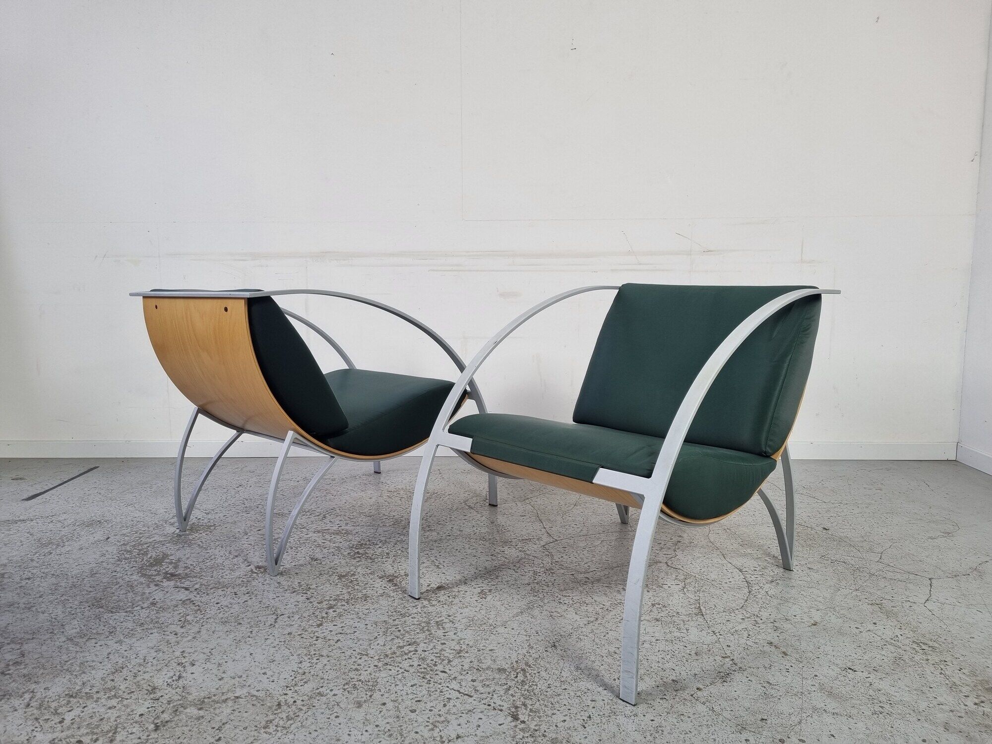 Pair of armchairs "Karlo" by Karl Friedrich Foster for KFF, 90s