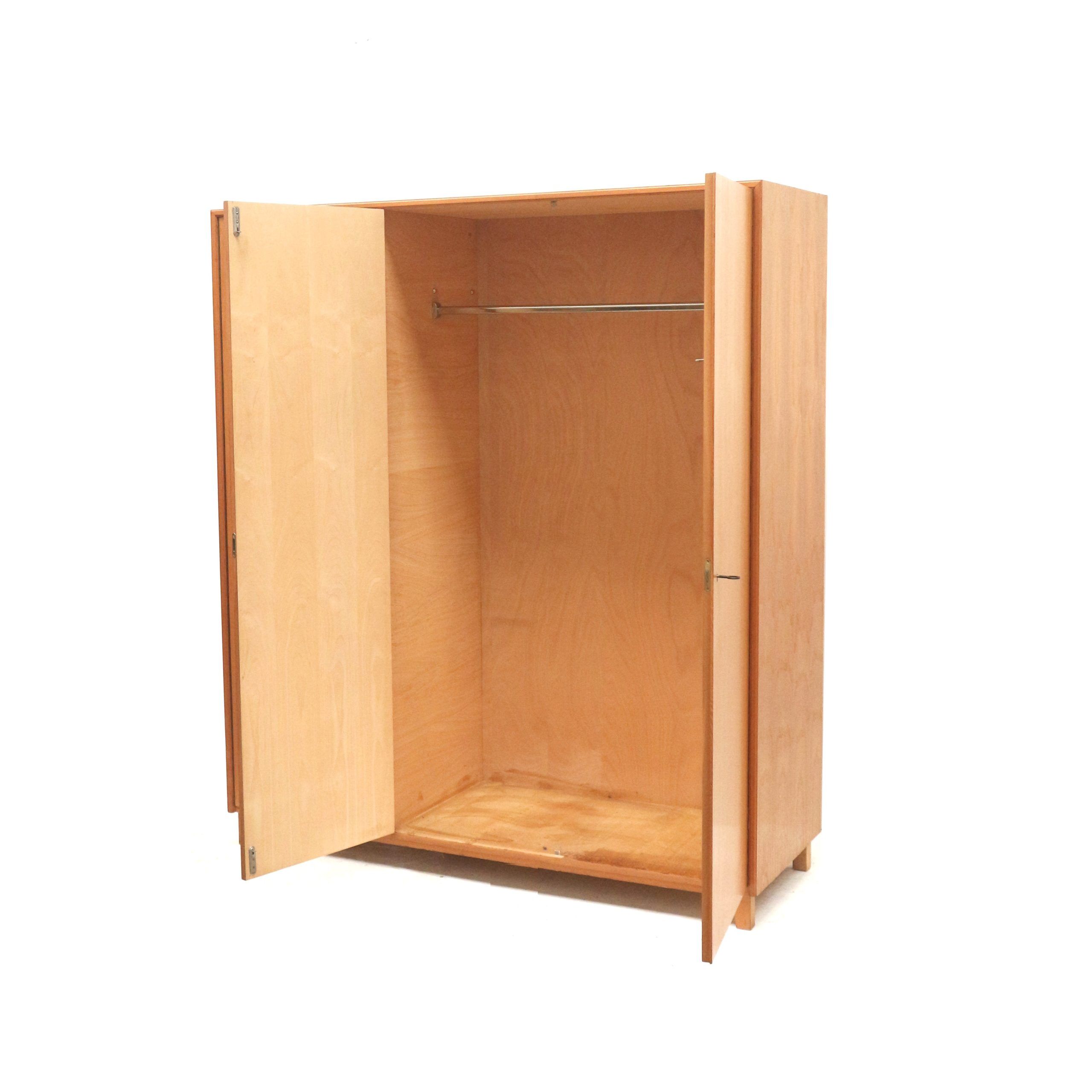 Vintage 3-door wardrobe from the 1960s