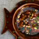 Enameled copper fish bowl