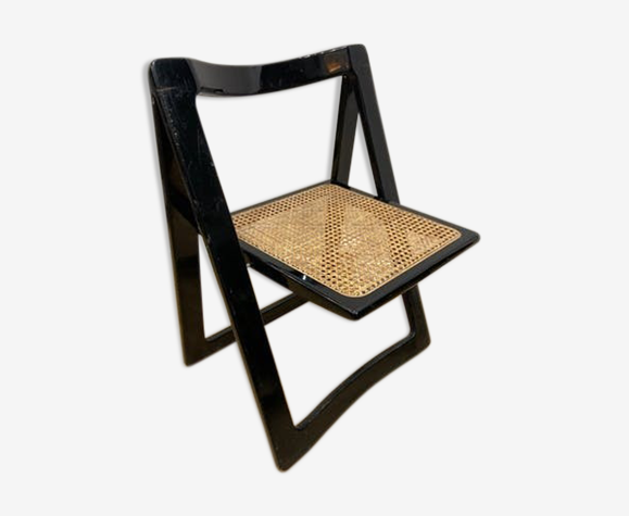 Chaise pliante cannage Aldo Jacoder