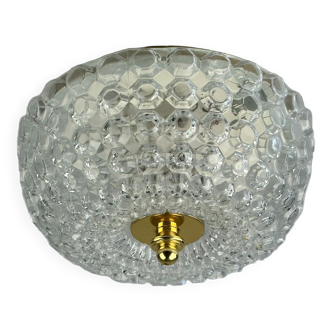 Ceiling light Glashütte Limburg Germany Space Age 60s