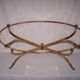 Italian coffee table oval ram feet - 60s