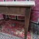 Ancienne table de ferme, 6 couverts et 2 tiroirs