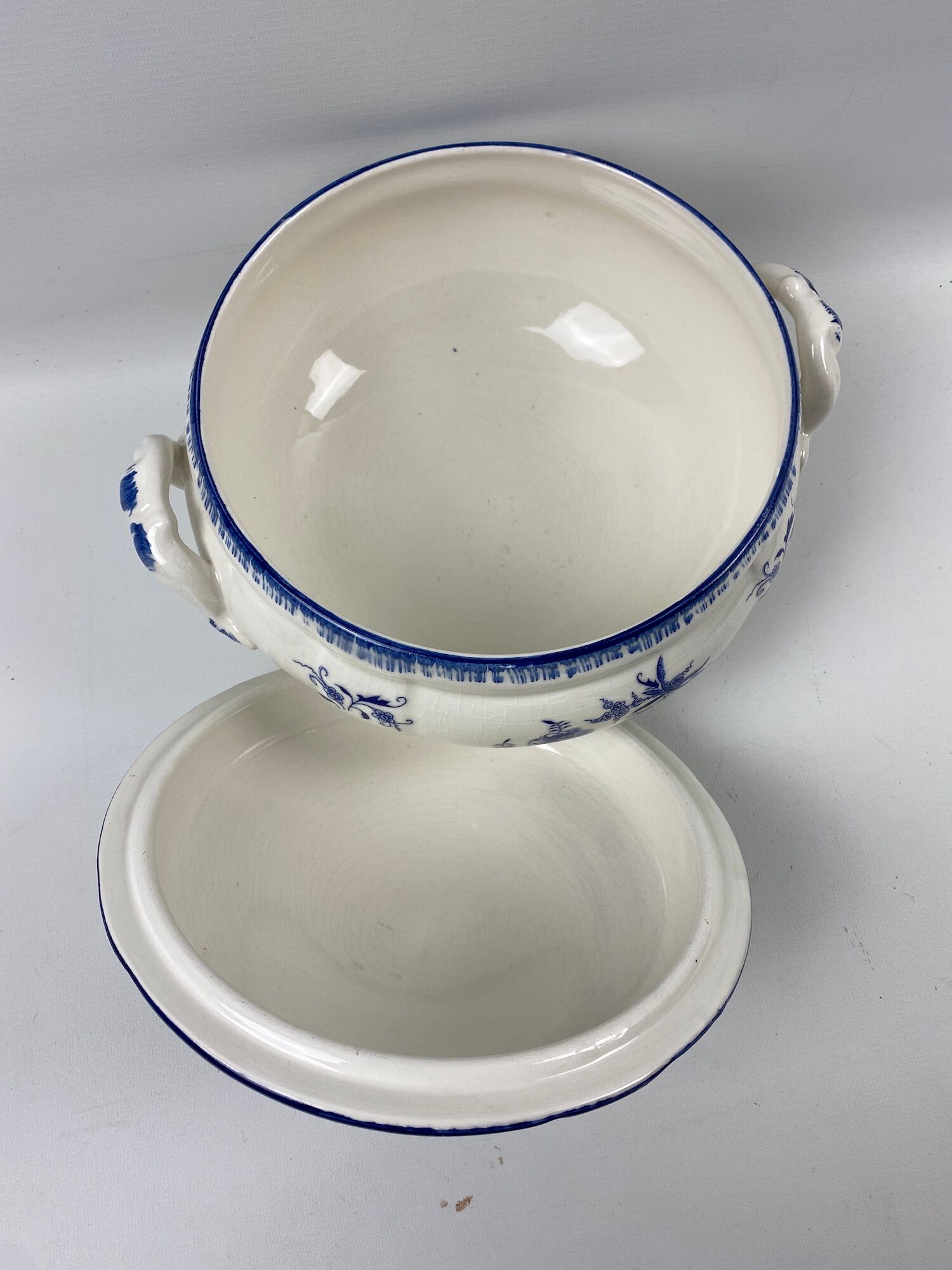 Soupière Lancaster Sarreguemines France