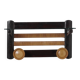 Art Deco wall wood coat hanger, Italy 1940s