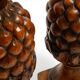 Pair of very decorative large Mid Century Modern "Pineapple" table lamps ma