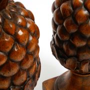 Paire de grandes lampes de table "Ananas" très décoratives de style Mid-Century Modern.