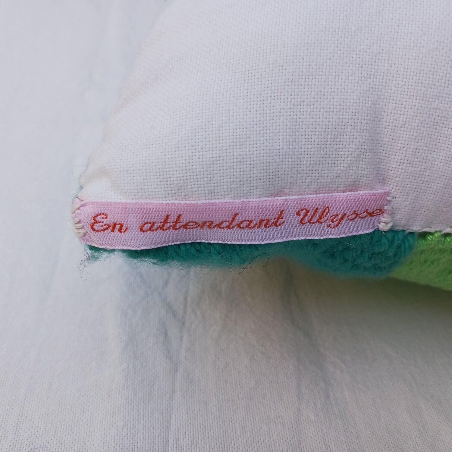 Wool weaving cushion