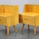 1960s Pair of Night Stands with, Czechoslovakia