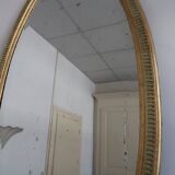 Empire style oval mirror