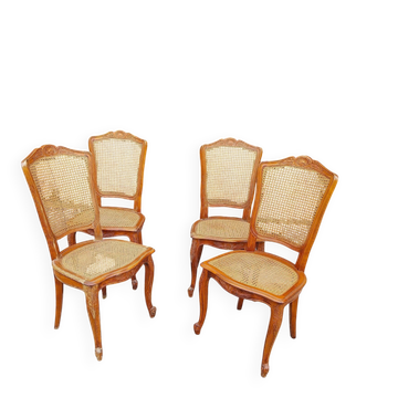 Set of 4 classic Baumann chairs
