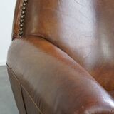 Cowhide Leather Design Armchair