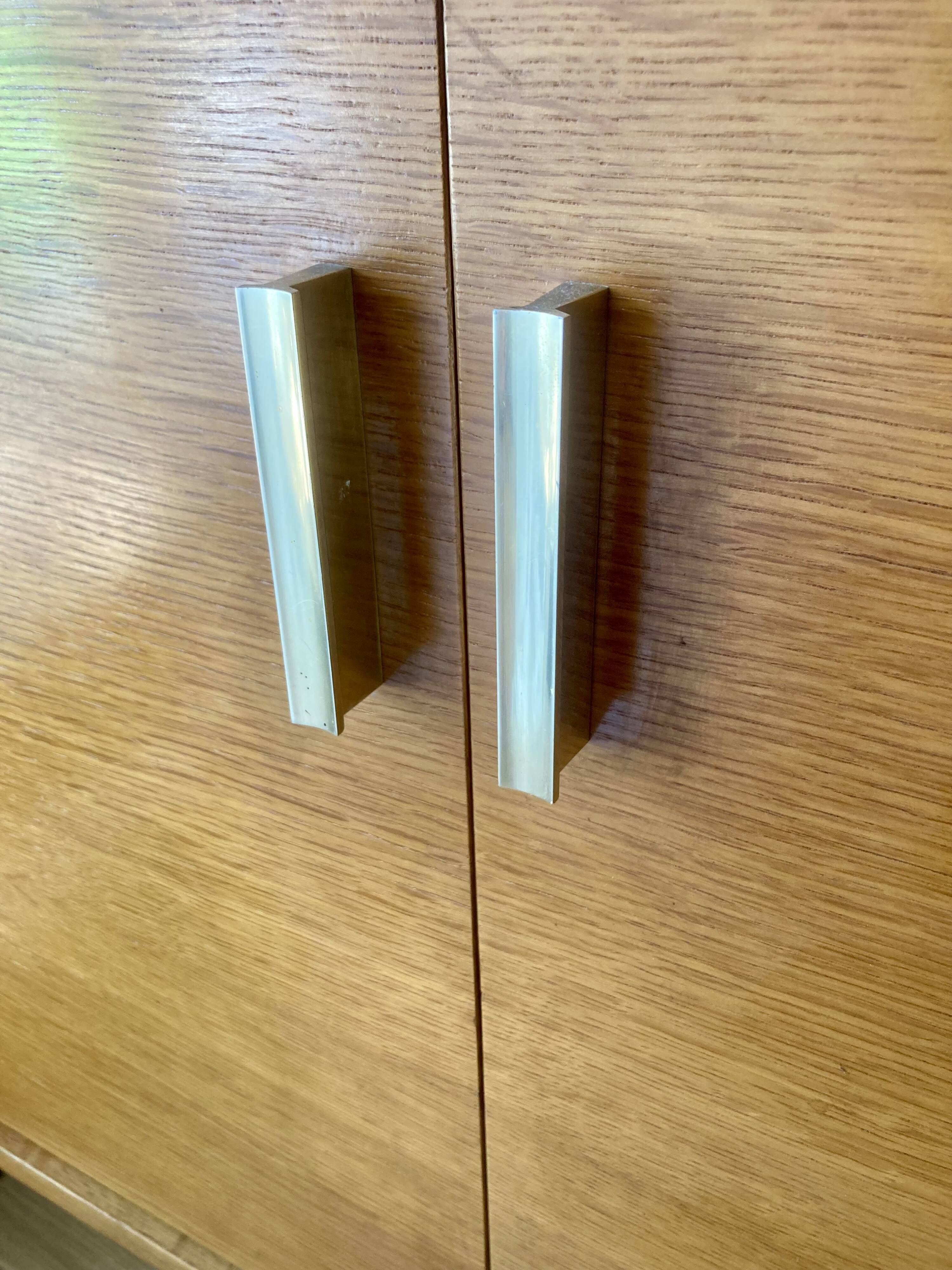 Scandinavian secretary 1960 golden oak