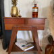 Travailleuse vintage pieds compas