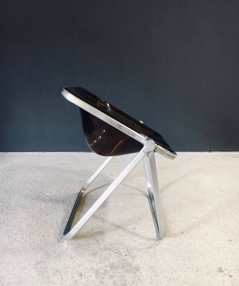 Mid-Century Modern Plona Chair by Giancarlo Piretti for Castelli, Italy, 1970s