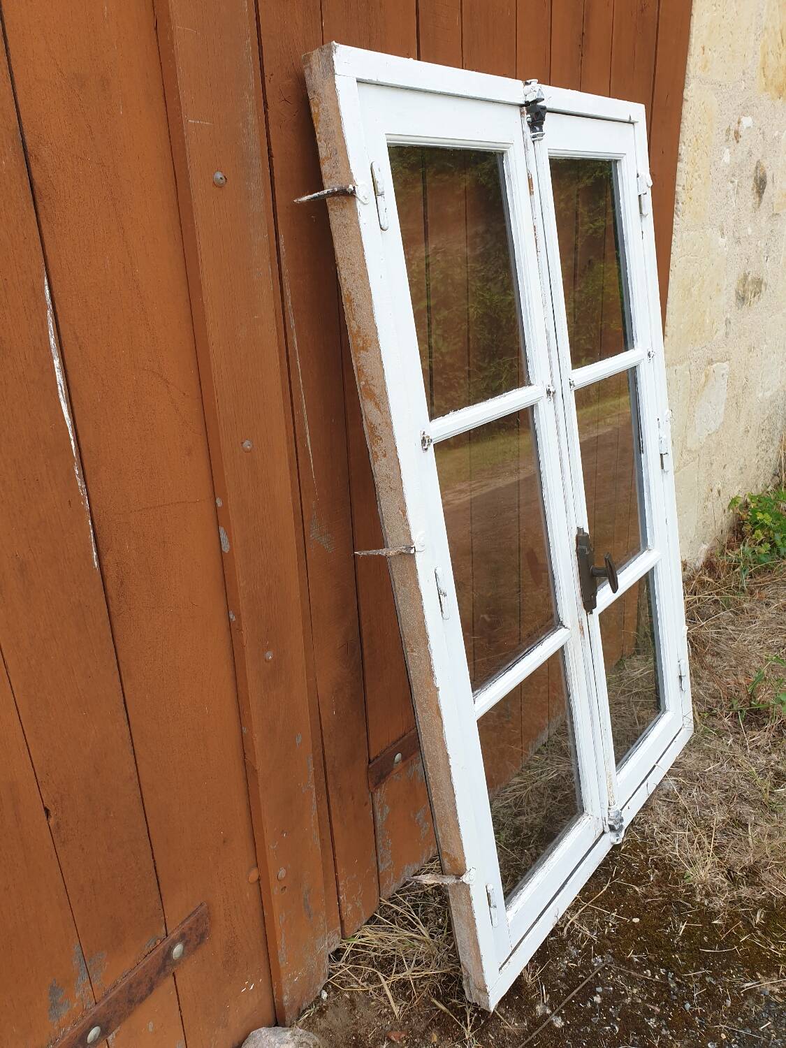 Old wooden window
