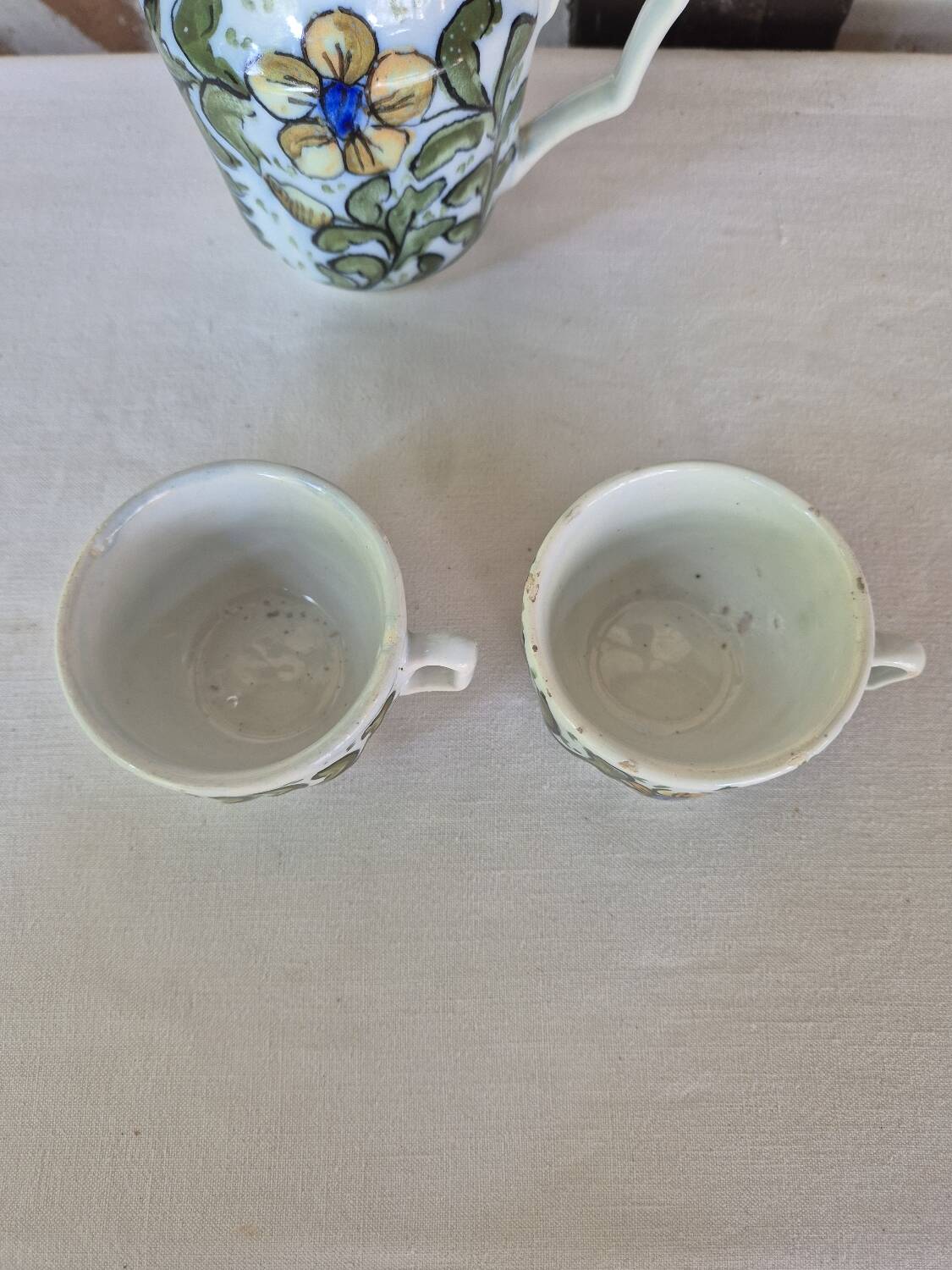 Tasses et pot à lait Espagne