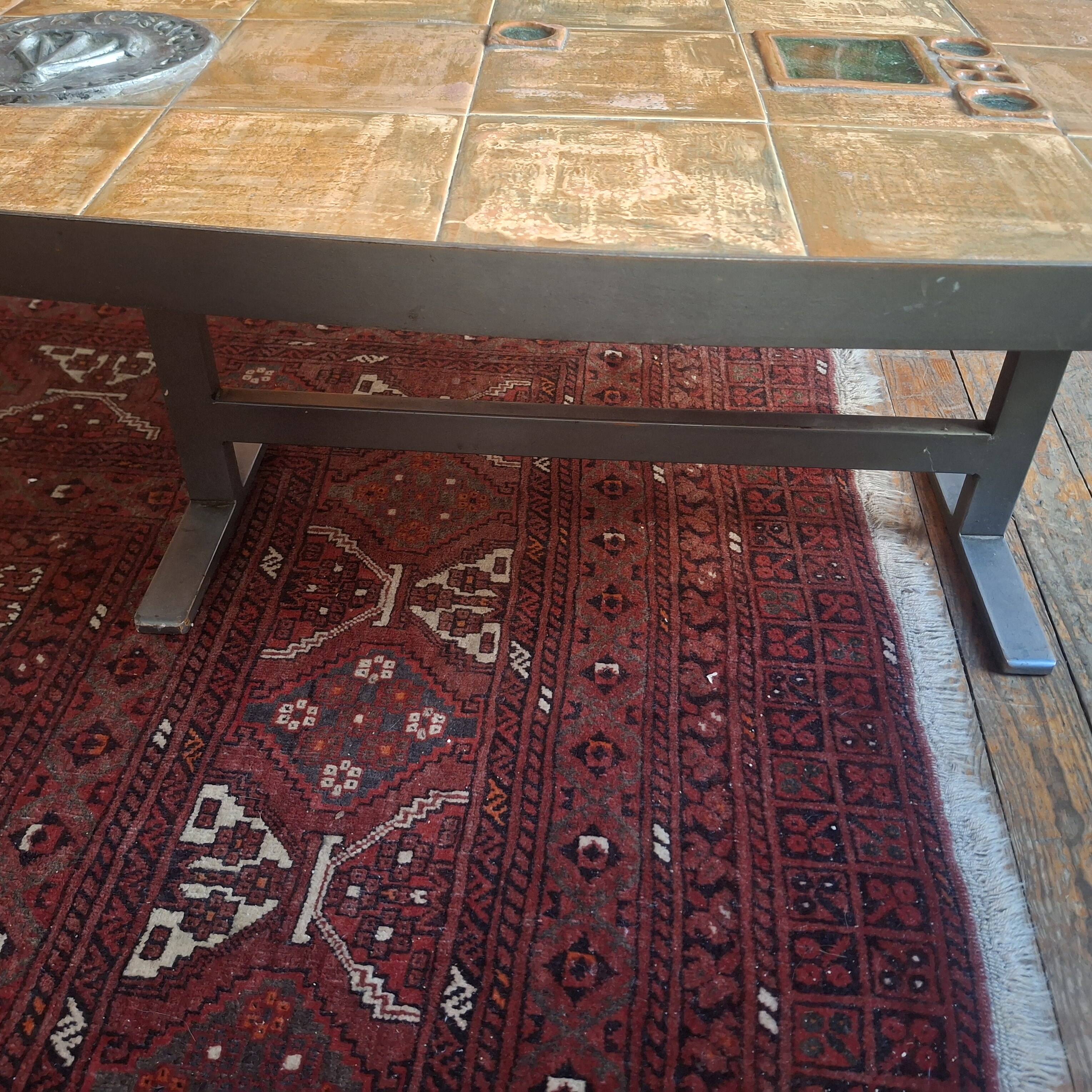 Table basse vallauris. 1960. Vintage