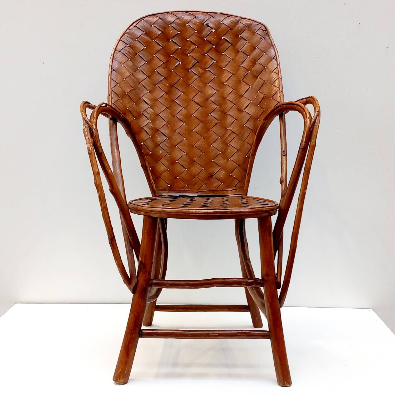 Chestnut armchair