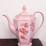 Epiag Czechoslovakia 27-piece art deco pink porcelain coffee set
