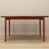 Teak table, Danish design, 1970s, manufactured in Denmark