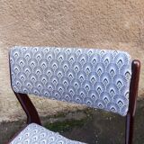 4 restored Scandinavian rosewood chairs