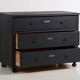 Antique chest of drawers in dark tones (c.1920)