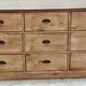 Professional furniture with nine solid wood drawers