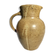 Beige handcrafted speckled sandstone pitcher