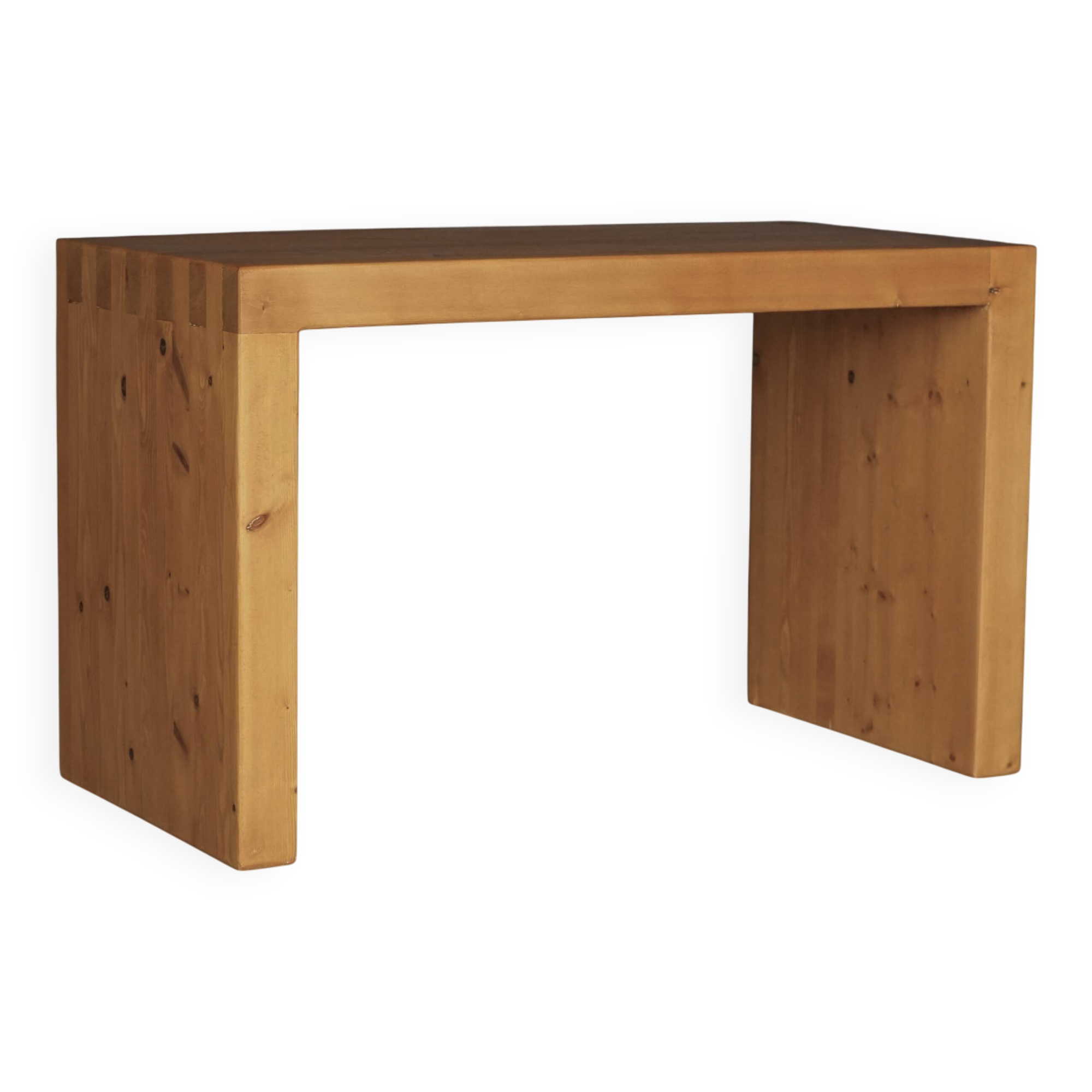 Banc vintage en pin massif années 1970